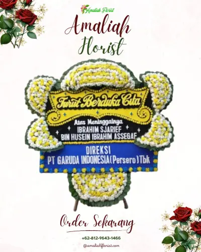 Papan Bunga Duka di Sumita