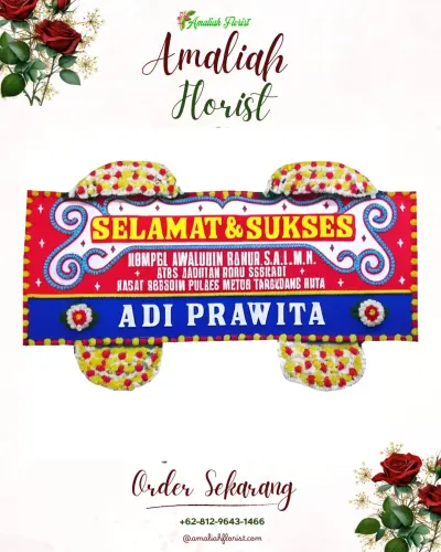 Karangan Bunga Ucapan Selamat di Sumita